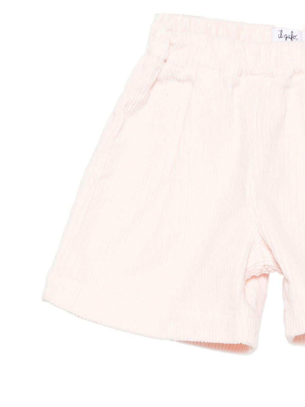 Bermuda rosa chiaro per neonata A25GPB0002V6012 307 Il Gufo 