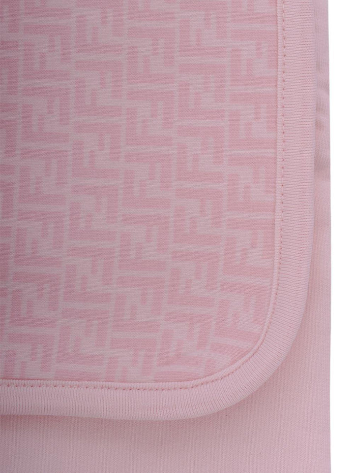 Coperta rosa per neonata BUJ3288RA F0C11 Fendi Kids 