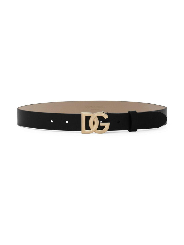 Cintura nera per bambina EE0068A1065 80999 Dolce & Gabbana Kids 
