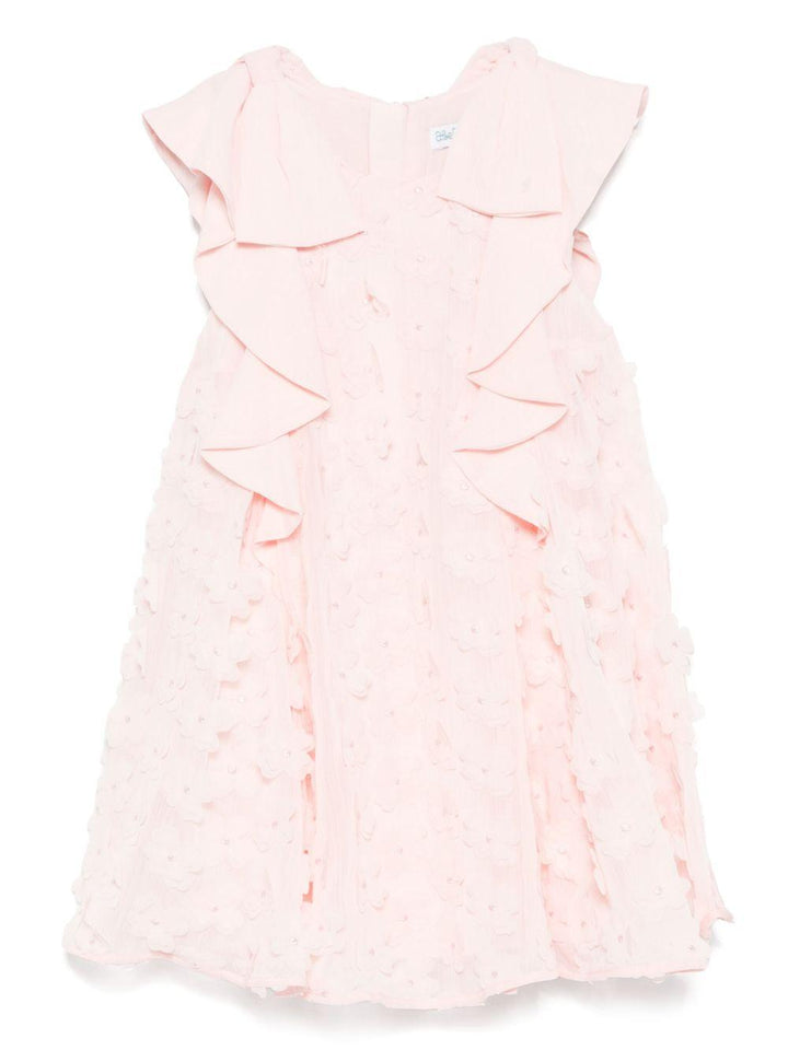 Abito rosa pesca per bambina