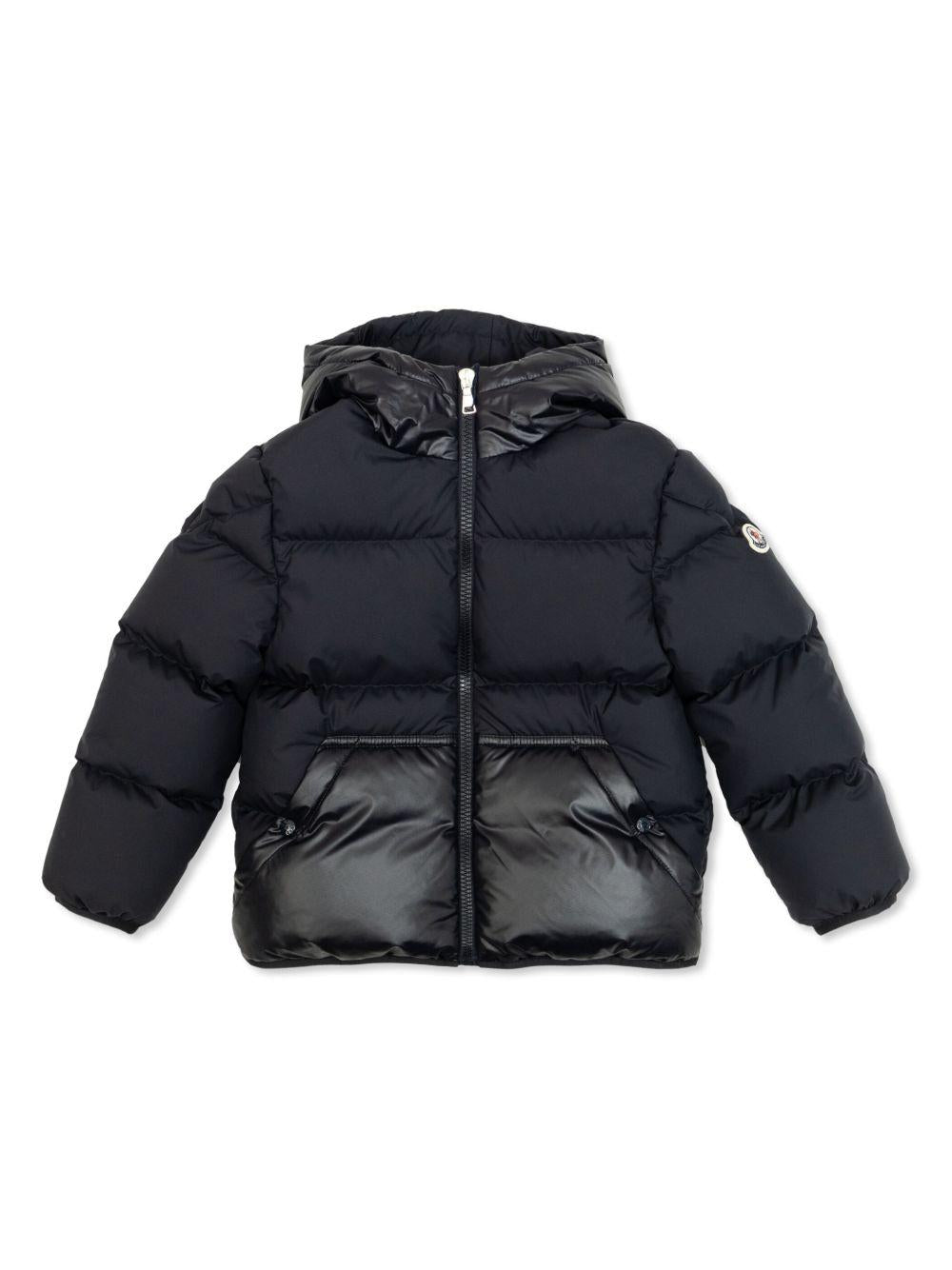Giubbotto blu navy per bambino 9541A00079597YW 778 Moncler Kids 