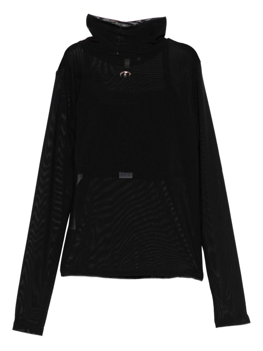Maglione nero per bambina 252GJ2310 00006 Twin Set 