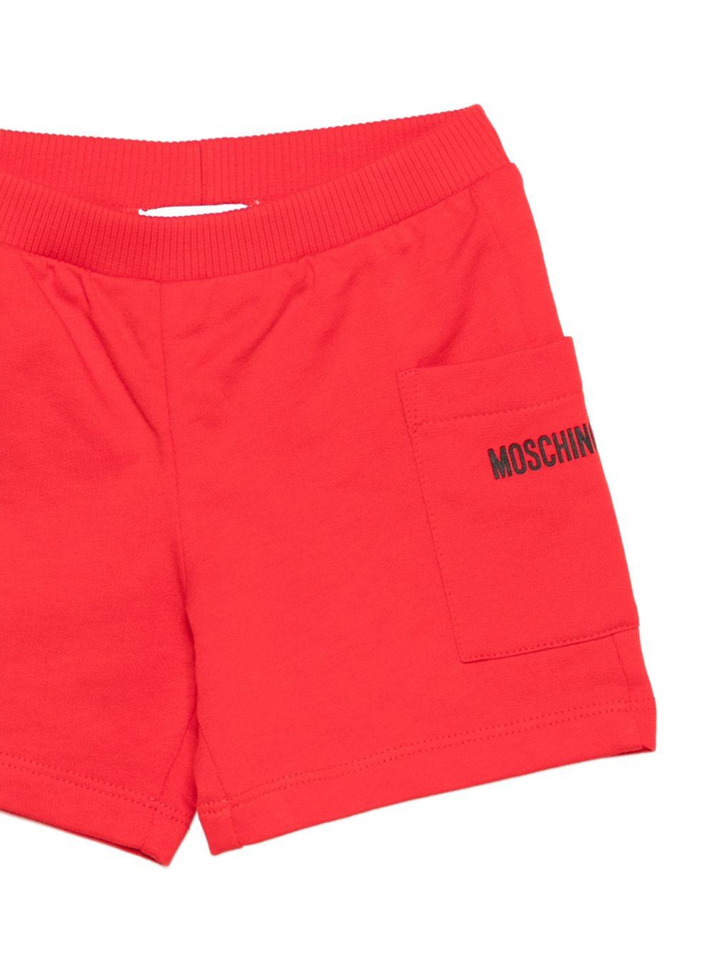 Completo rosso per neonato MUG01ULCA19 50109 Moschino Kids 