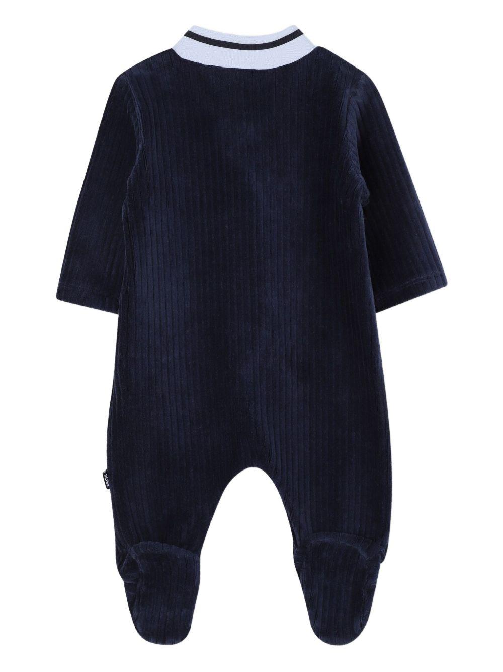Pigiama blu navy per neonato J52531 849 Boss Kids 