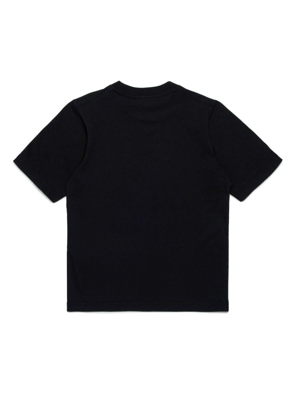 T-shirt nera per bambino