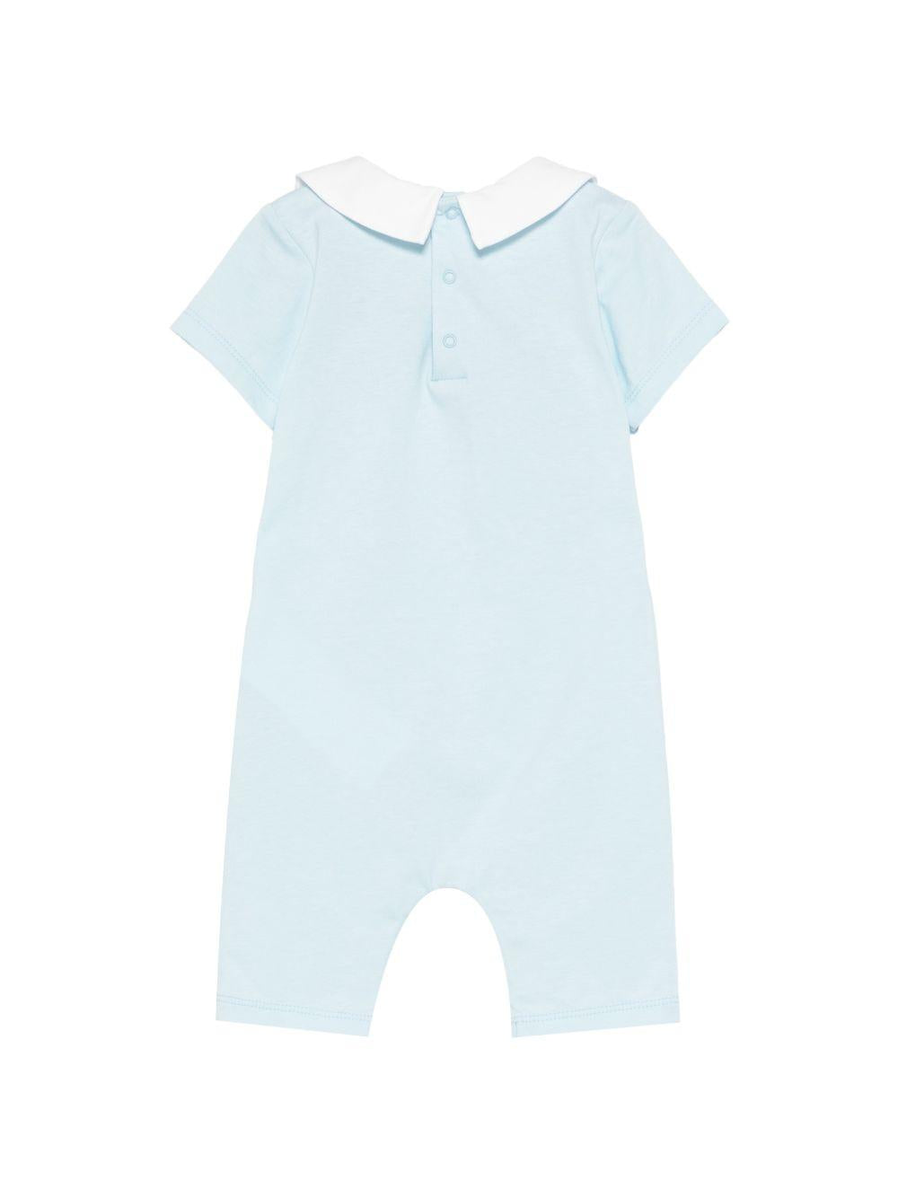 Tutina azzurra per neonato MUT04OLAA01 40304 Moschino Kids 