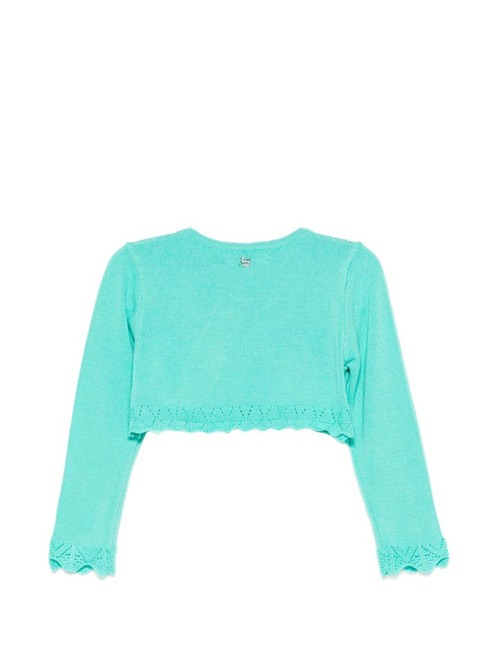 Cardigan verde per neonata 5301 030 Abel & Lula 