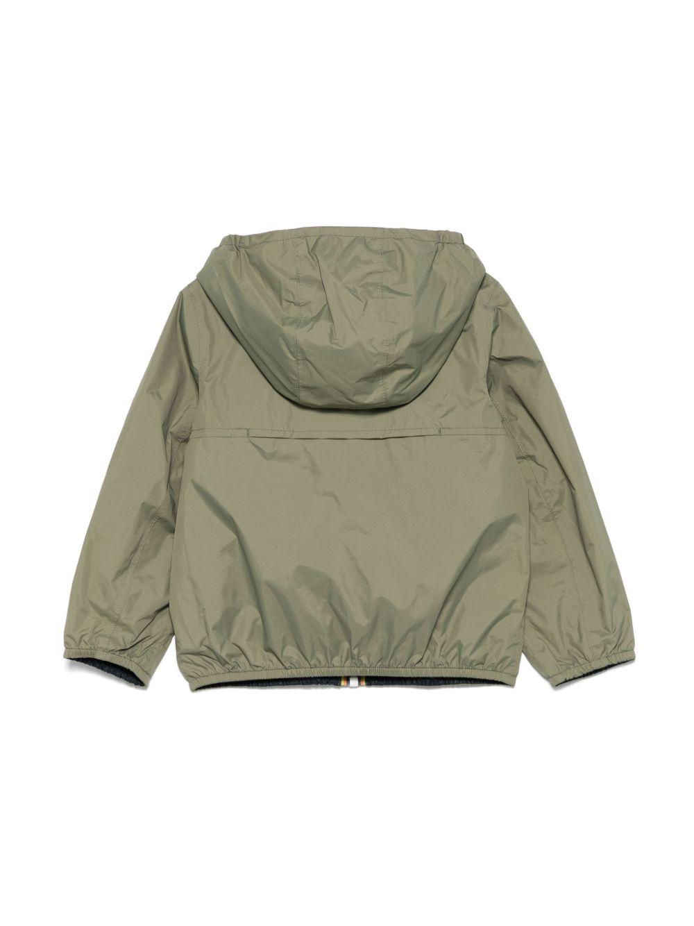 Giacca verde oliva per bambina