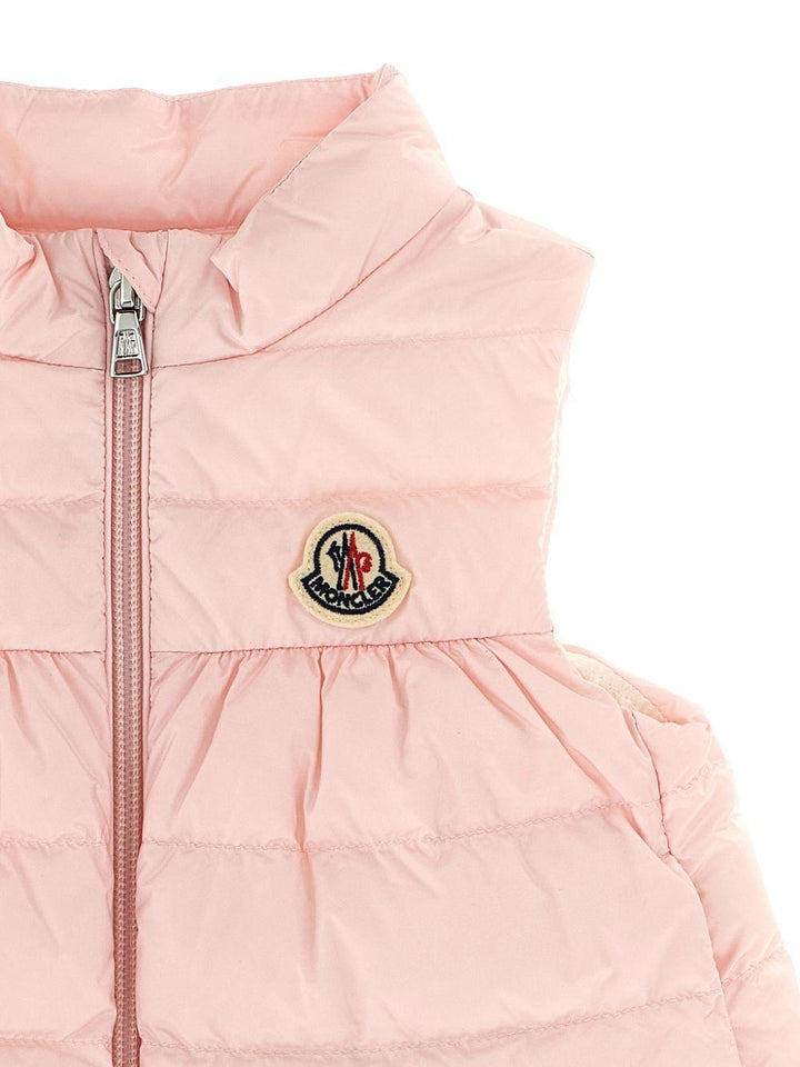 Gilet rosa per neonata 9511A00019597YF 503 Moncler Kids 