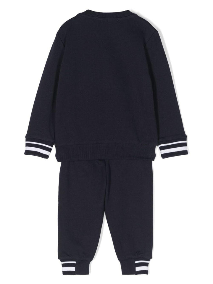 Blue sports suit for boys with logo