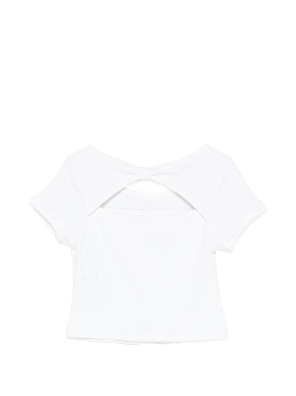 T-shirt bianca per bambina GA6152J4822 10601 Liu Jo 
