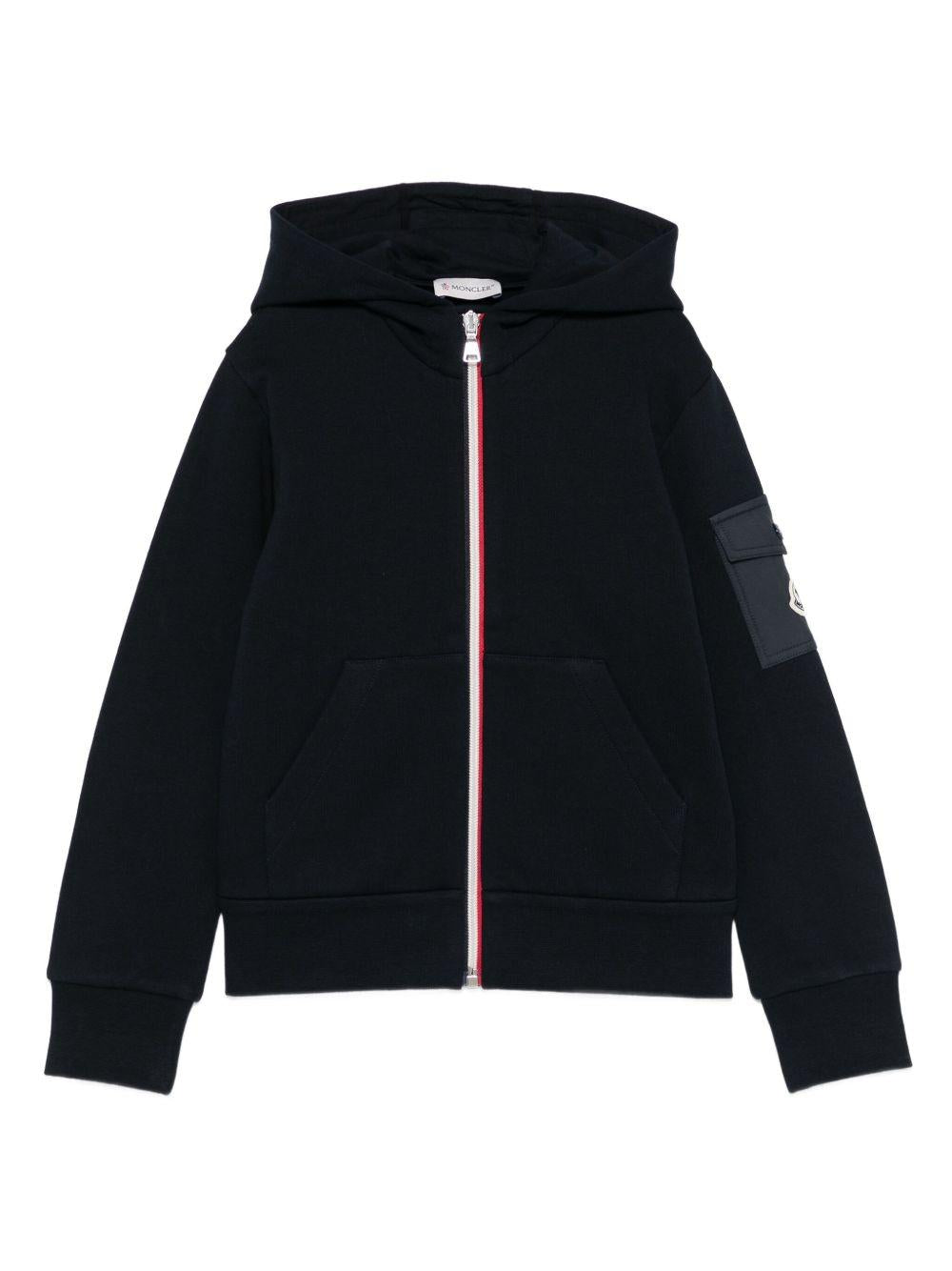 Cardigan blu navy per bambino 9548G00026899PS 778 Moncler Kids 