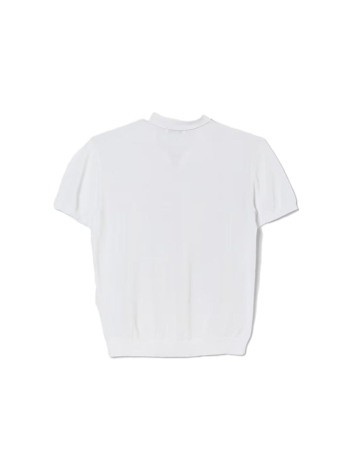 Polo bianca per bambino J5112MS26 RE011 Jeckerson Kids 