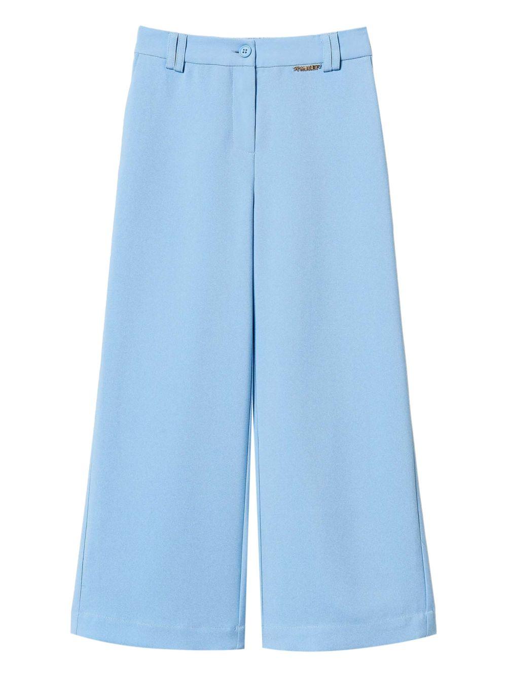 Pantalone blu fiordaliso per bambina