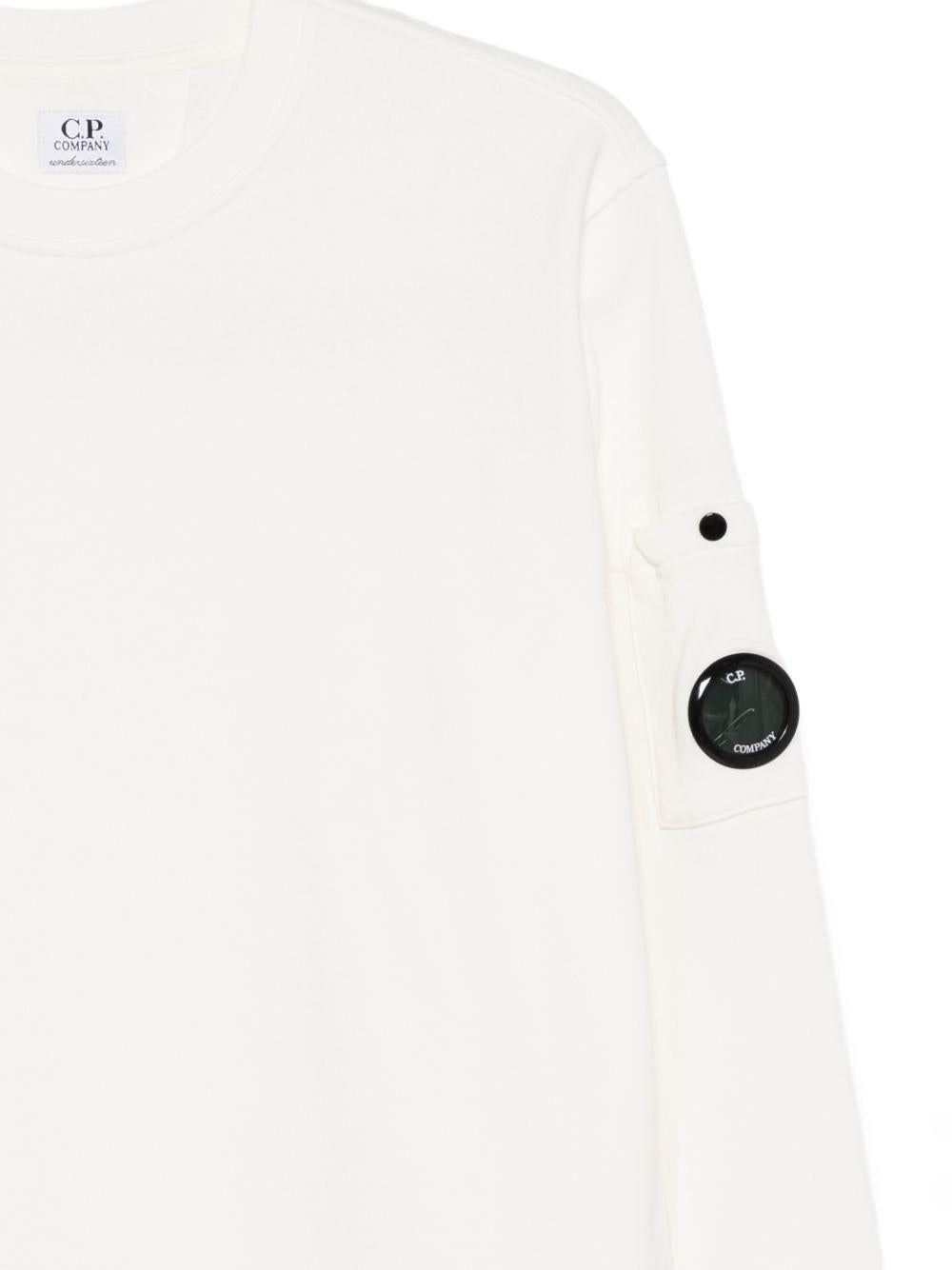 Felpa bianca per bambino CNF00XLCA69 10135 C.P Company Kids 