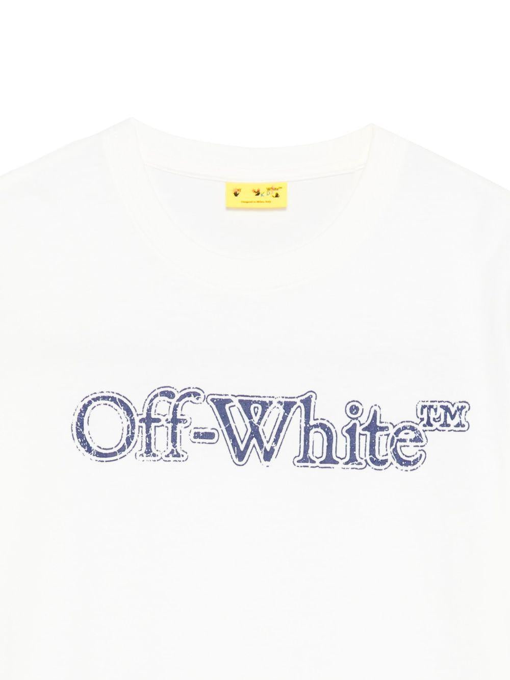 T-shirt bianco per bambino OBAA002F25JER001 0145 Off White Kids 