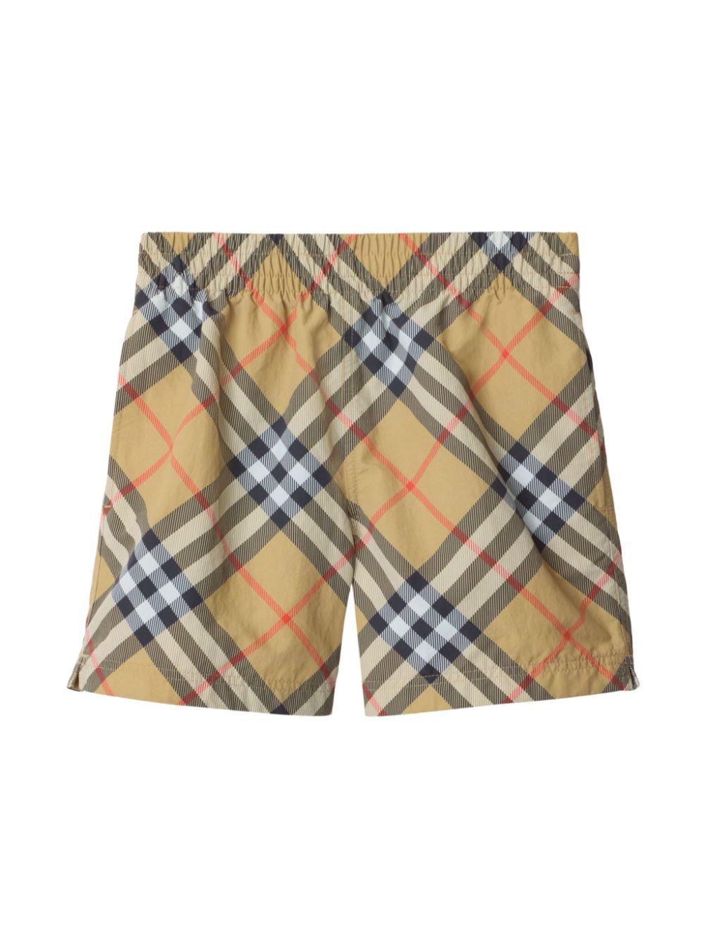 Costume beige sabbia/multicolore per bambino 8100049 B9368 Burberry Kids 