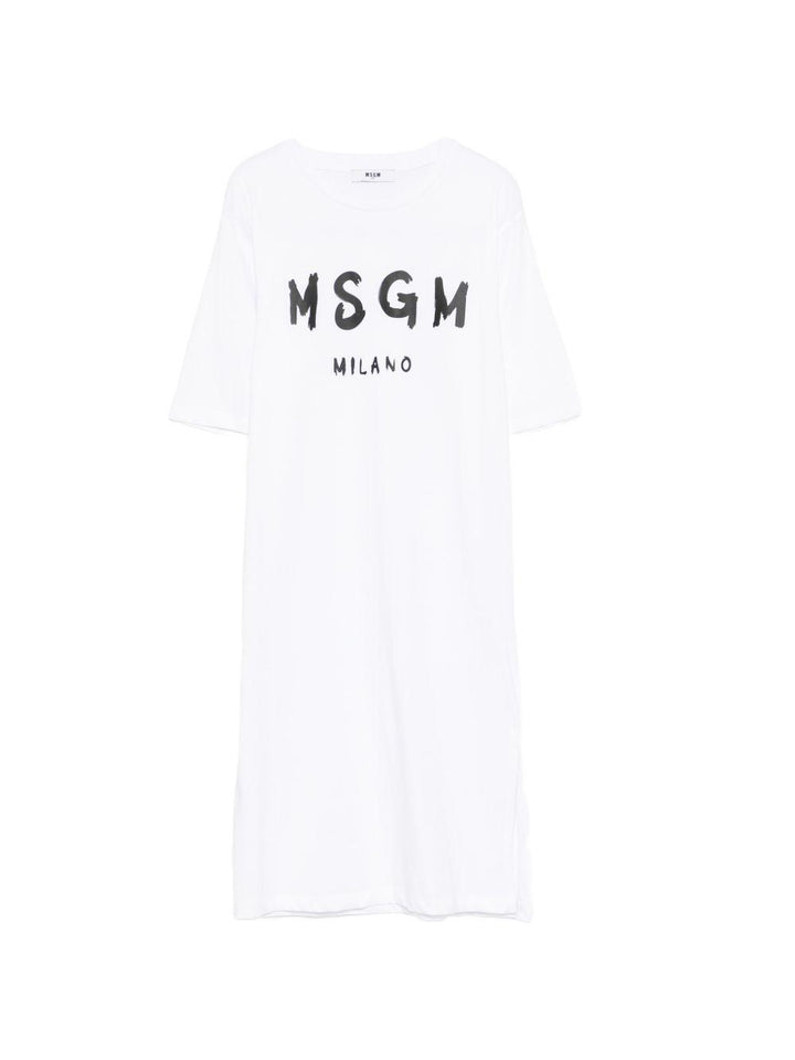 Abito bianco per bambina S6MSJGDR068 001 Msgm Kids 