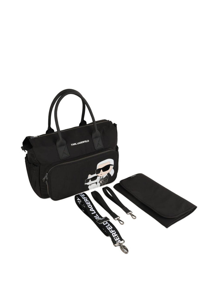 Borsa mamma nera Z31001 09B Karl Lagerfeld Kids 
