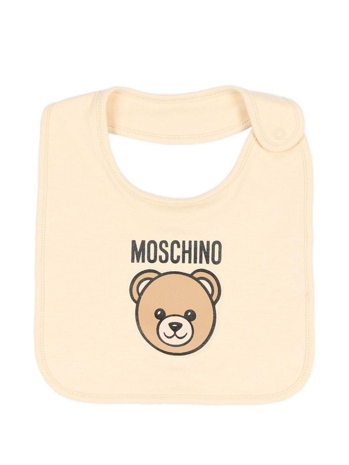 Kit tutina beige per neonato MUY09PLCA40 20404 Moschino Kids 