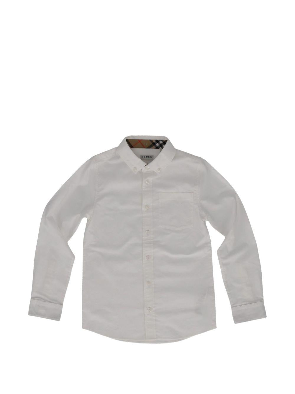 Camicia bianca per bambino 8133537 A1464 Burberry Kids 