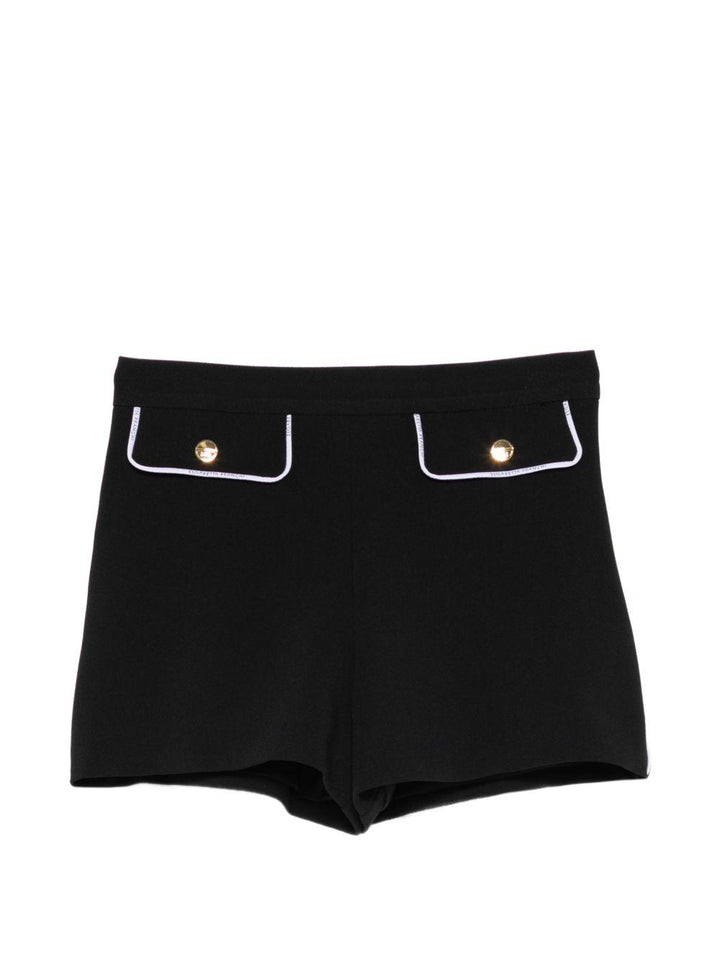 Bermuda nera per bambino EFBE0780GA022 N100 Elisabetta Franchi Kids 