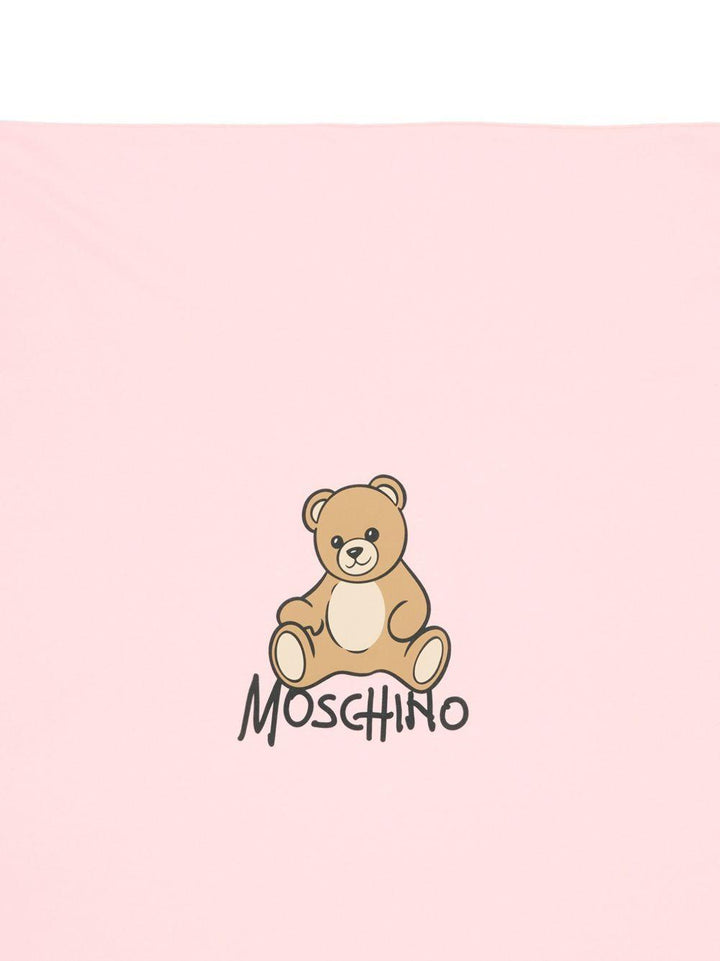 Coperta rosa chiaro per neonato MTB00FLCA40 50209 Moschino Kids 