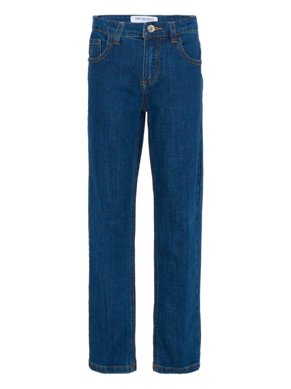 Jeans blu per bambino TBA25074JE D.B Trussardi Kids 