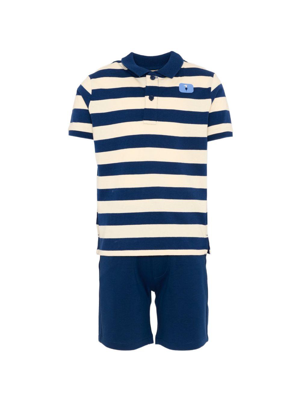Completo blu/beige per bambino TIP26082CJK BLU Trussardi Kids 