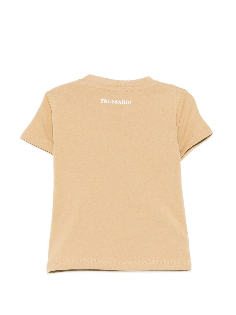 T-shirt marrone per neonato TIP26072TS BRO Trussardi Kids 