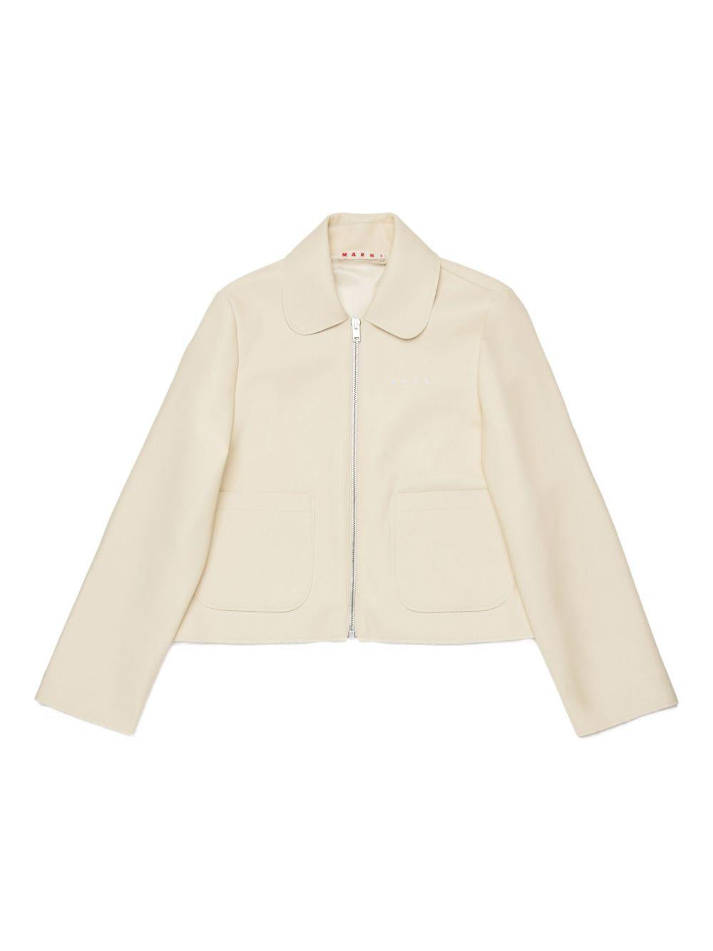 Giacca beige per bambina M01492M00W2 0M115 Marni Kids 