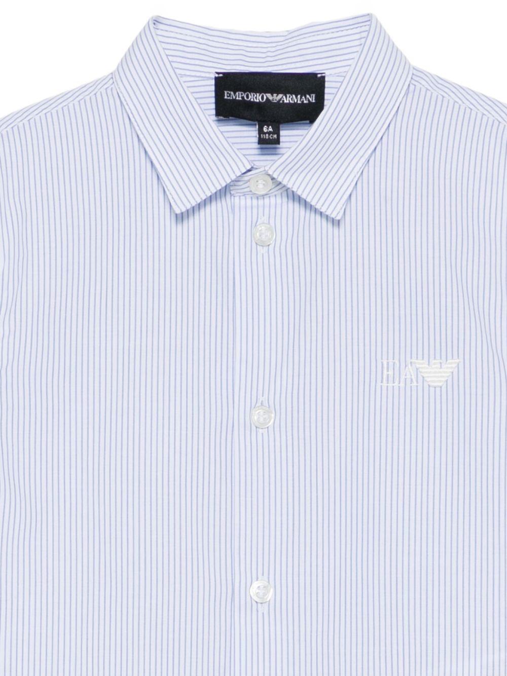 Camicia azzurra per bambino EB000625AF16580 M0010 Emporio Armani Kids 