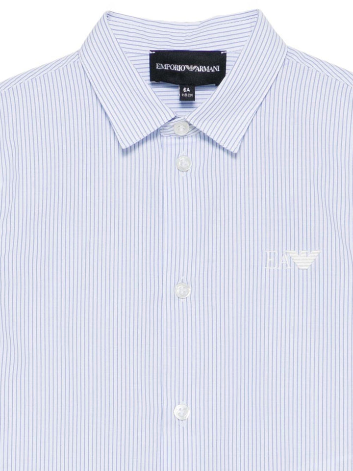 Camicia azzurra per bambino EB000625AF16580 M0010 Emporio Armani Kids 