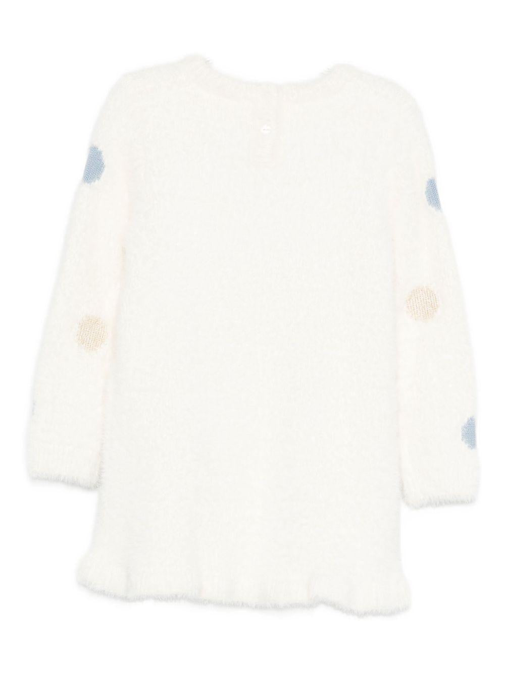 Abito bianco per neonata HF5068MA94O M9983 Liu Jo 