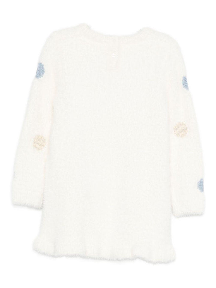 Abito bianco per neonata HF5068MA94O M9983 Liu Jo 
