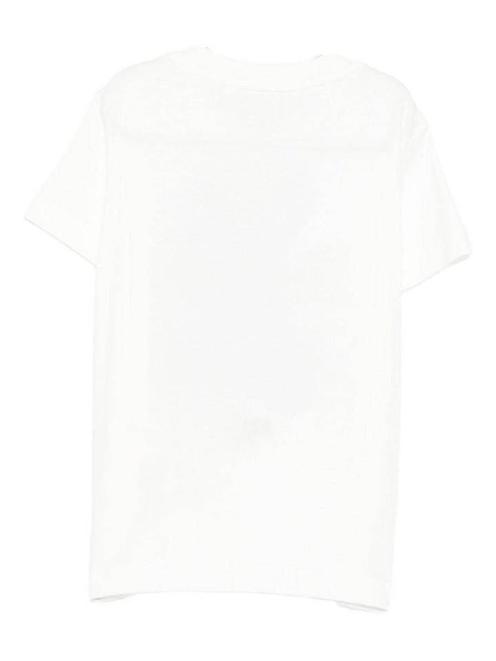 T-shirt bianco per bambino JMI4887AJ F0TU9 Fendi Kids 
