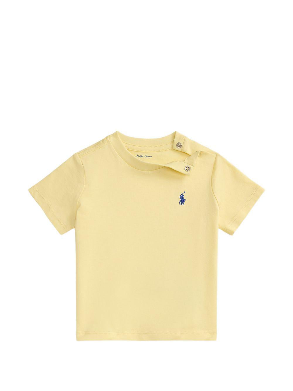 T-shirt giallo chiaro per neonato 320832904 509 Ralph Lauren Kids 