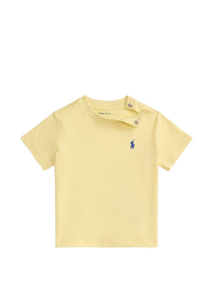 T-shirt giallo chiaro per neonato 320832904 509 Ralph Lauren Kids 