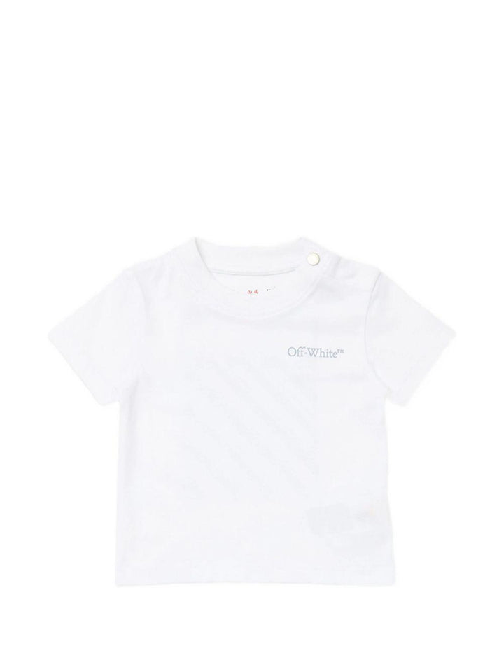 Completo bianco/azzurro per neonato OB2X007S26JER001 1000 Off White Kids 