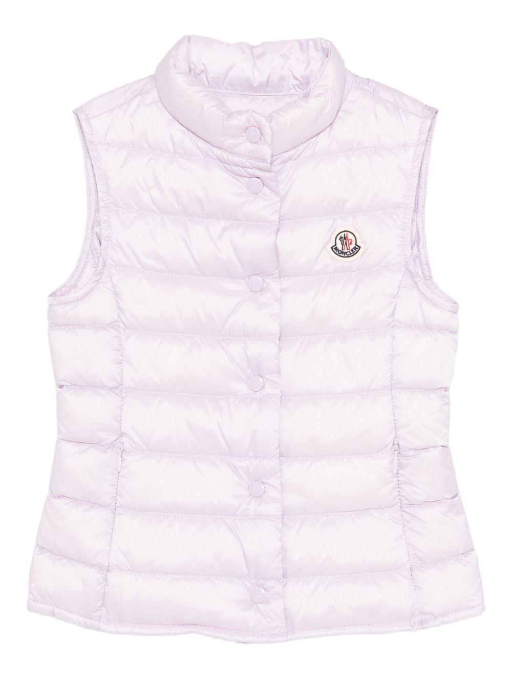 Gilet rosa per bambina 9541A00033597YF 509 Moncler Kids 