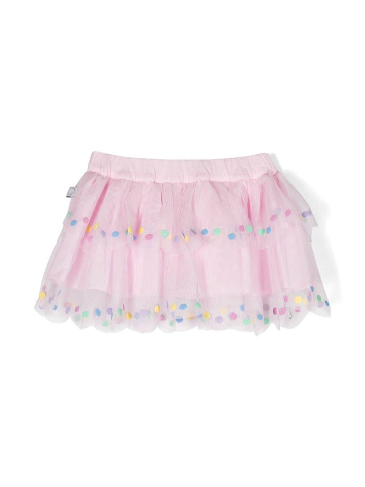 Gonna rosa per neonato in tulle