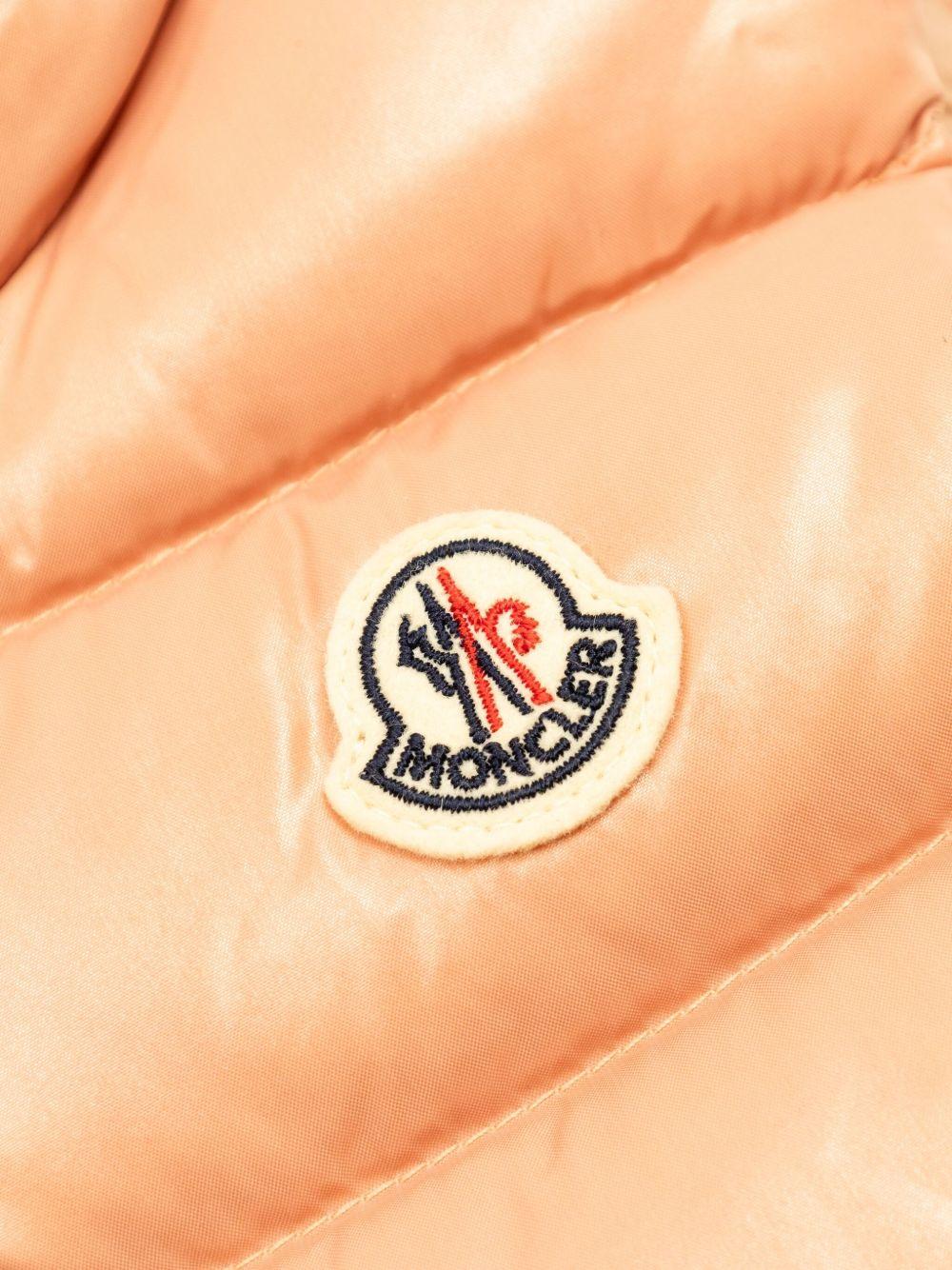 Gilet rosa per neonata 9511A00016597Z8 51E Moncler Kids 