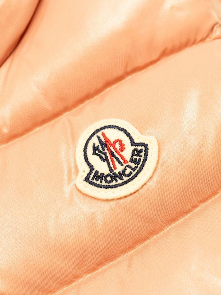 Gilet rosa per neonata 9511A00016597Z8 51E Moncler Kids 