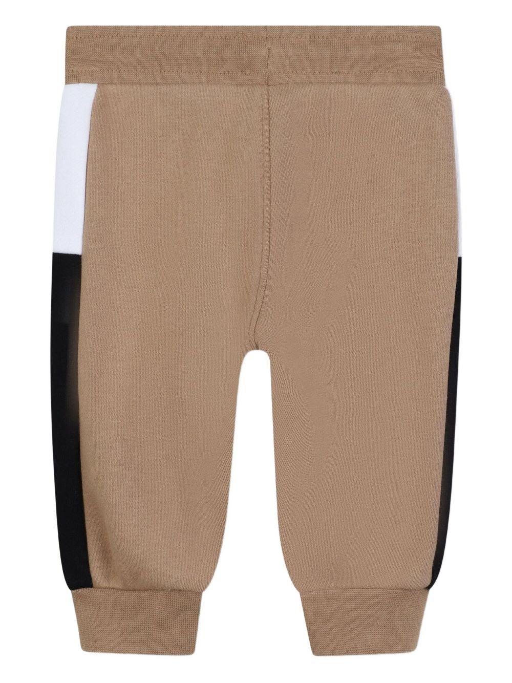 Pantalone marrone/bianco/nero per neonato J52429 269 Boss Kids 