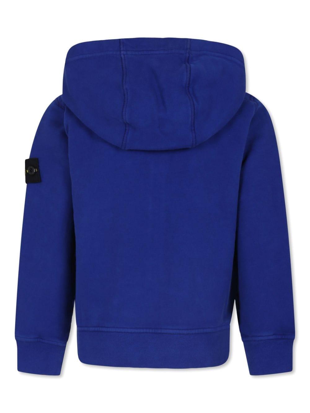 Baby blue cotton sweatshirt