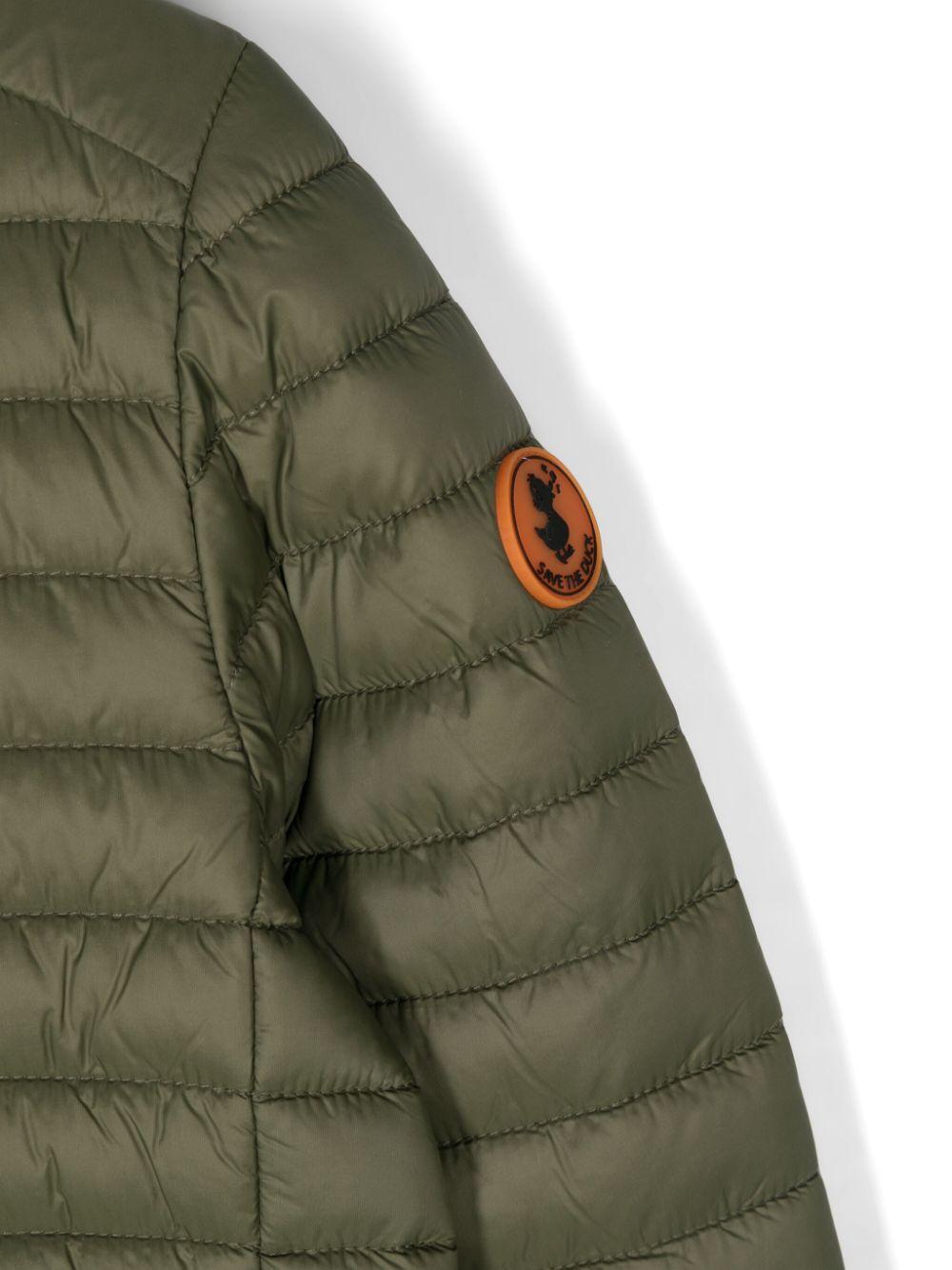 Olive green jacket for children