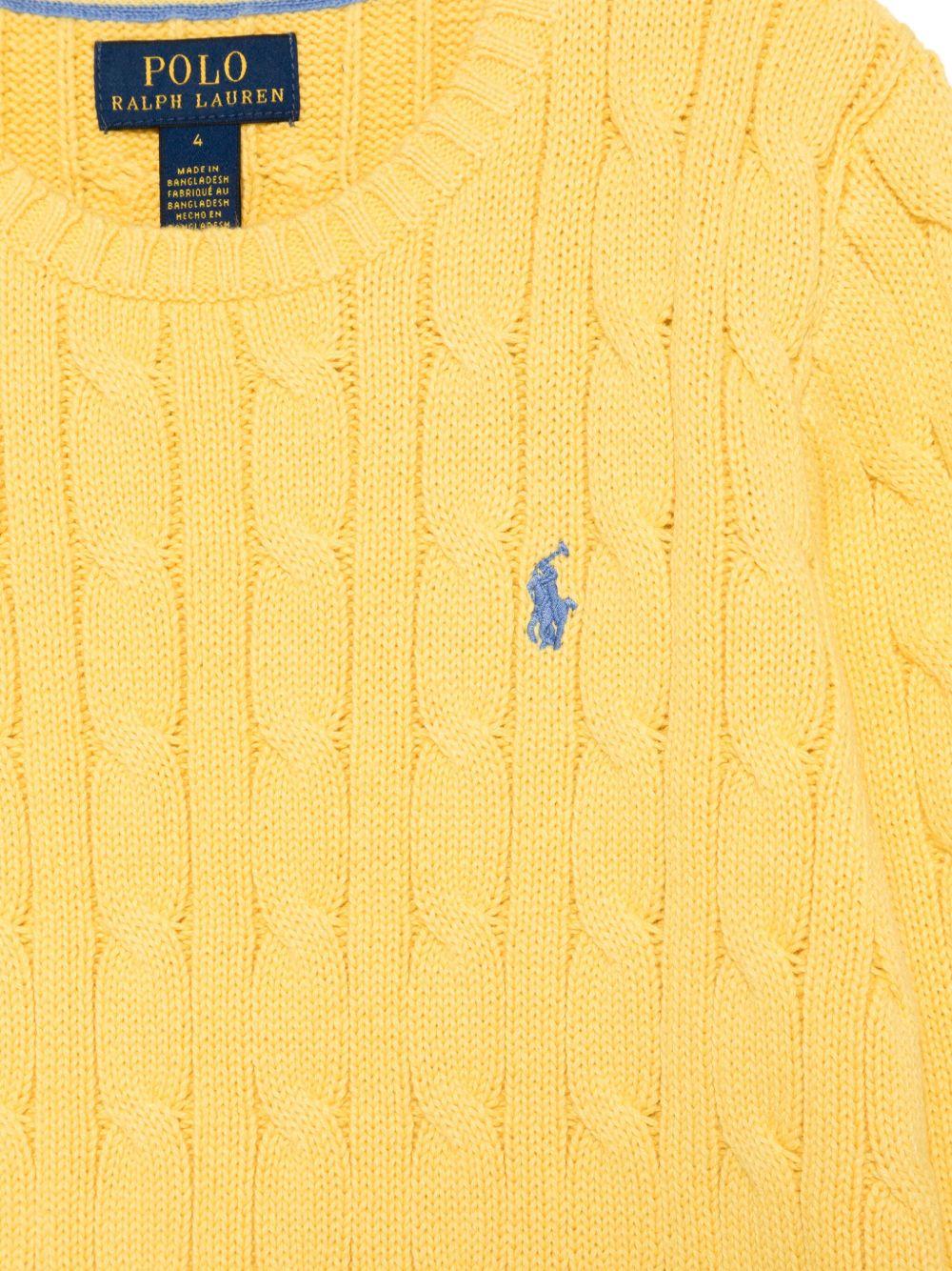 Maglione giallo banana per bambino