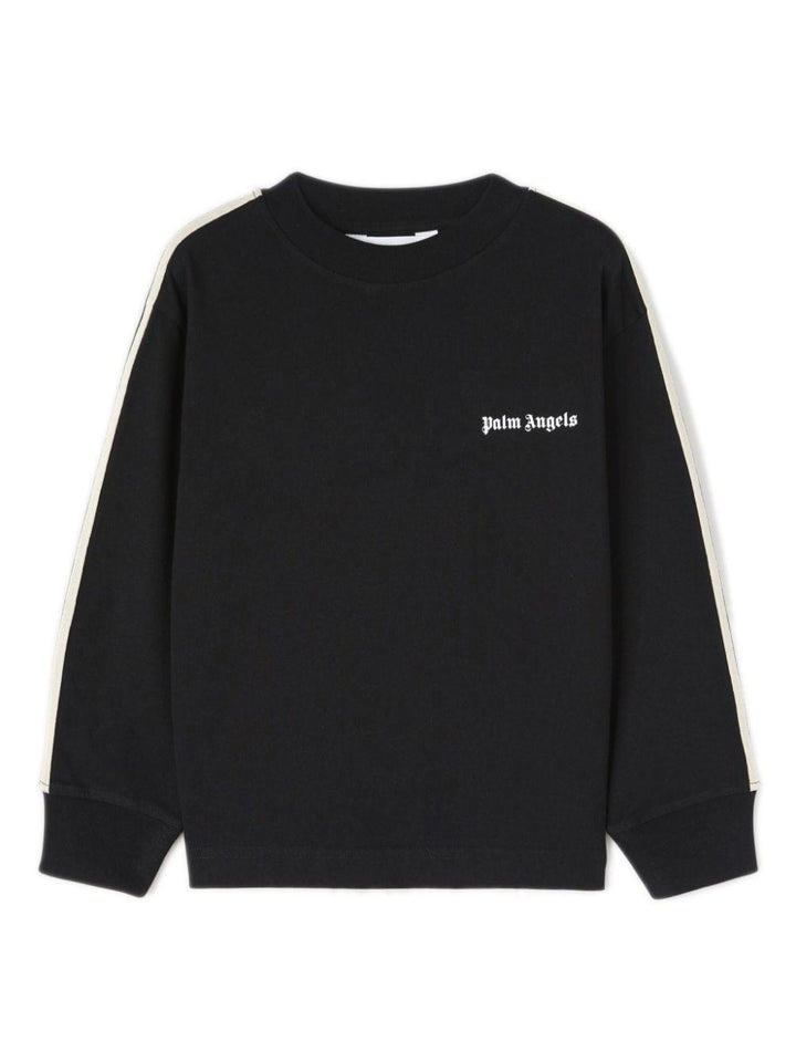 T-shirt per bambino in cotone nero