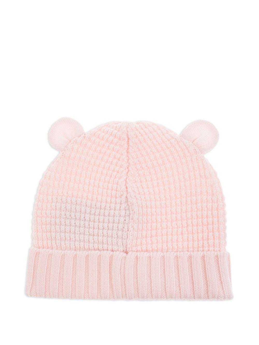 Cappello rosa chiaro per neonata 9513B00005M1131 506 Moncler Kids 