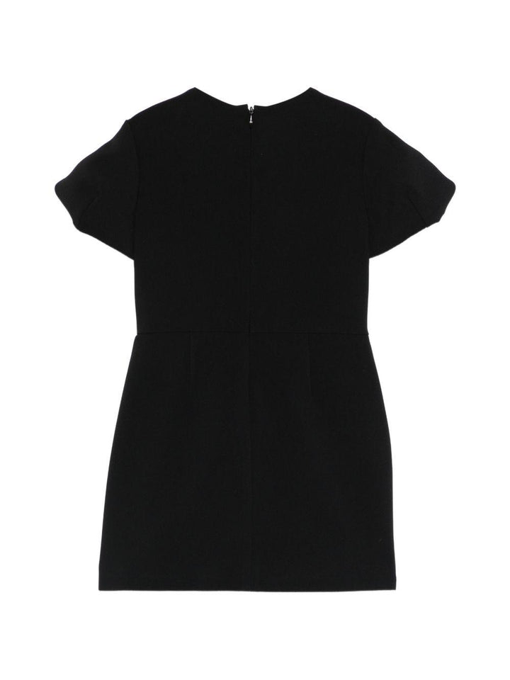Abito nero per bambina EFAB6460GA022 N000 Elisabetta Franchi Kids 